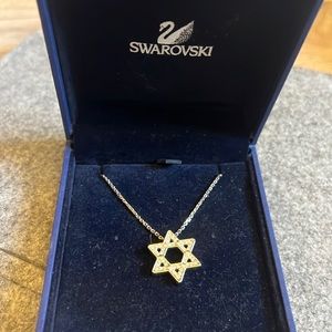 Swarovski Star of David necklace